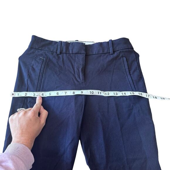 J. Crew Teddie Navy Blue Pants - Size 0 - Inseam 27" - Picture 5 of 8